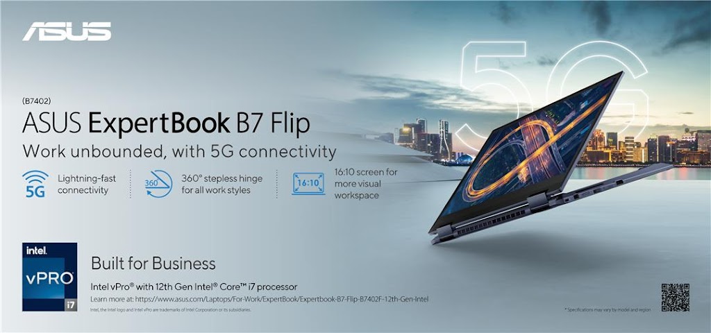 Penulis Tidak Ada Matinya Bersama  ASUS ExpertBook B7 Flip (B7402)